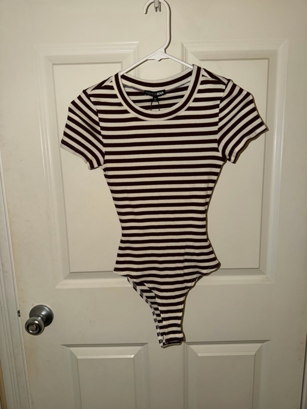 Fashion Nova open back bodysuit